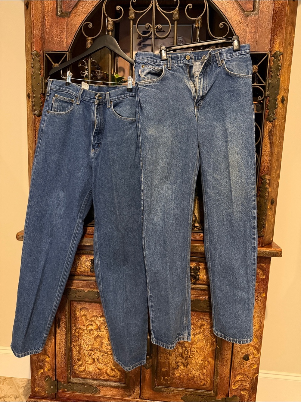 Carhartt Blue Denim Jeans (Pair) 33 x 34